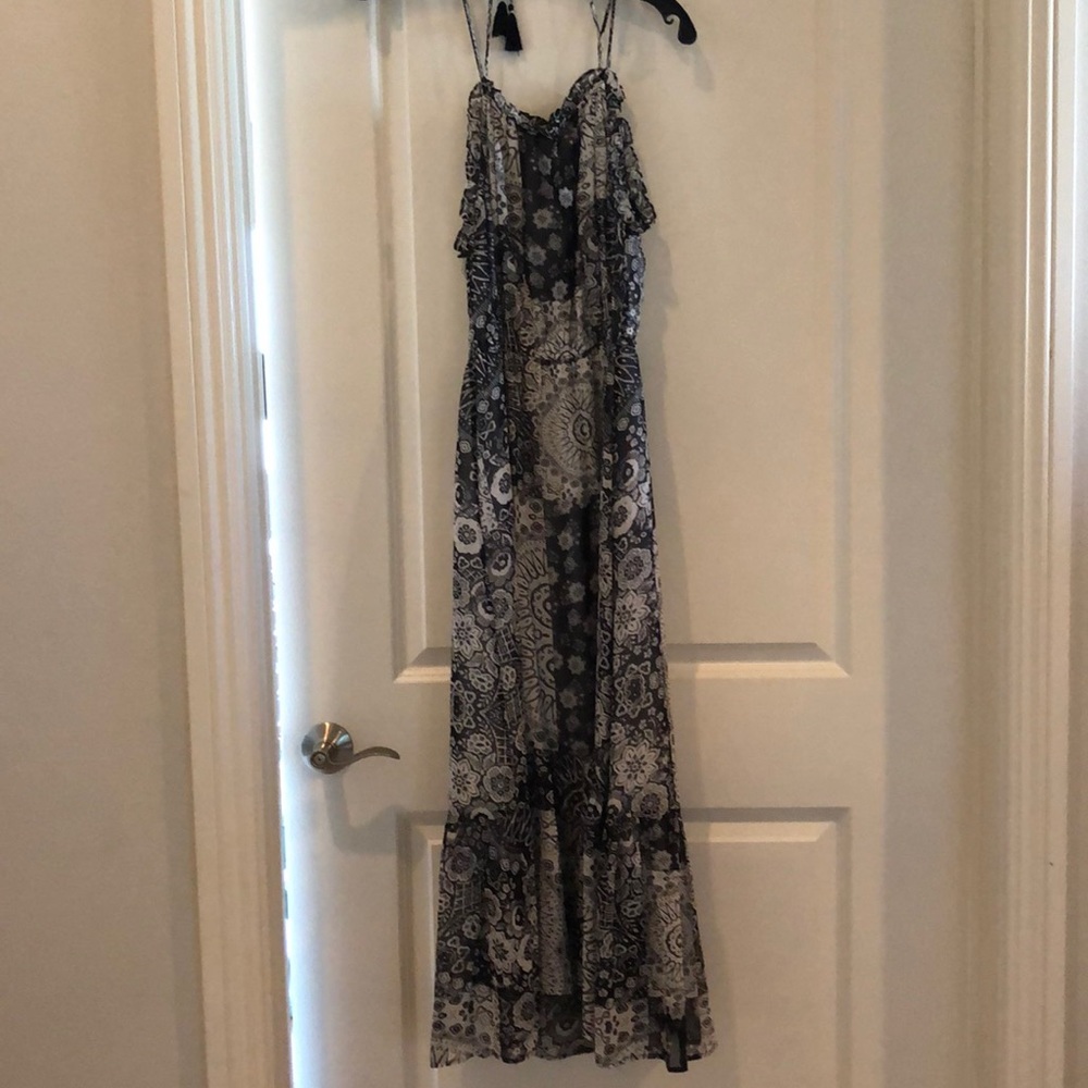 Beltaine maxi, fully lined with scalloped detail. - Picture 2 of 5